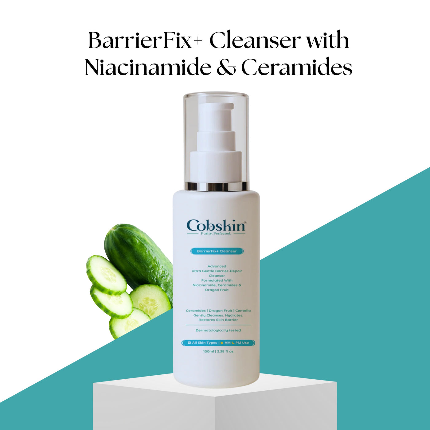 BarrierFix+ Cleanser with Niacinamide & Ceramides